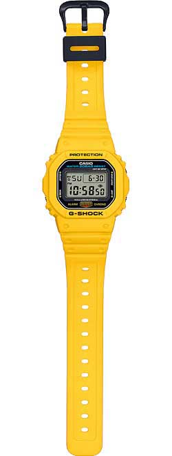 Японские наручные часы Casio G-SHOCK DWE-5600R-9ER с хронографом