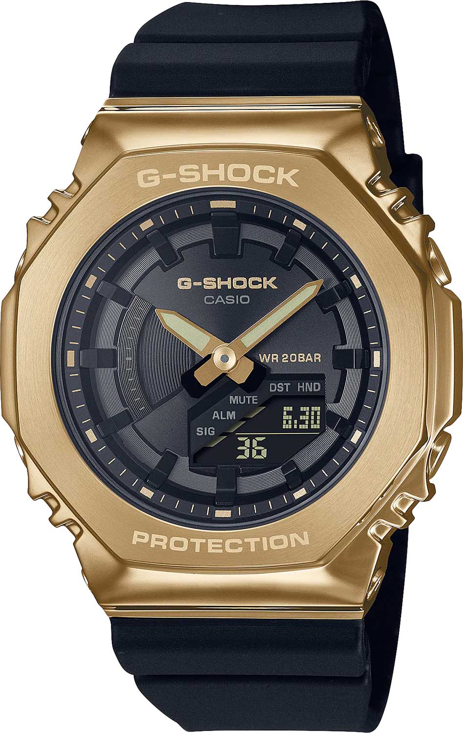 Японские наручные часы Casio G-SHOCK GM-S2100GB-1A с хронографом