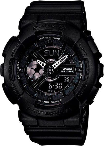 Японские наручные часы Casio Baby-G BA-110BC-1A с хронографом