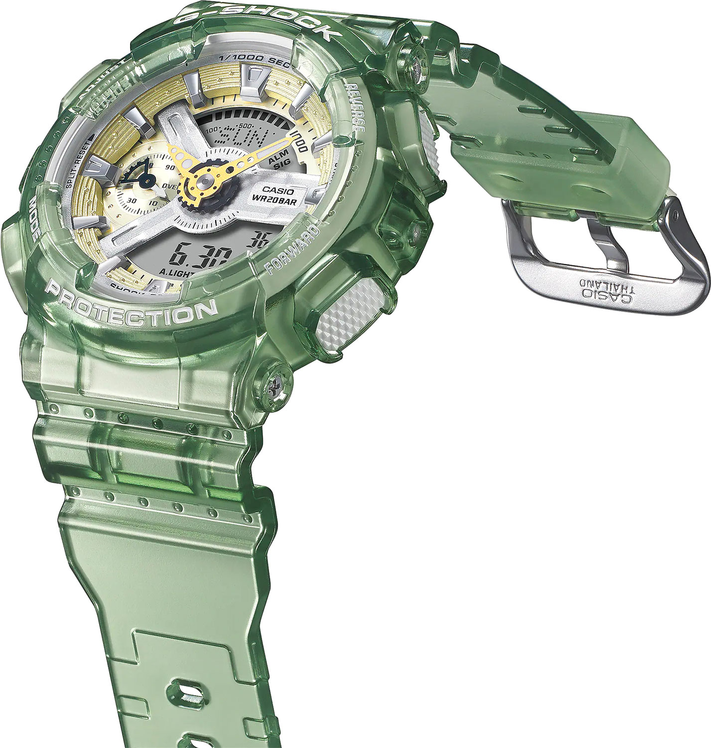 Японские наручные часы Casio G-SHOCK GMA-S110GS-3AER с хронографом