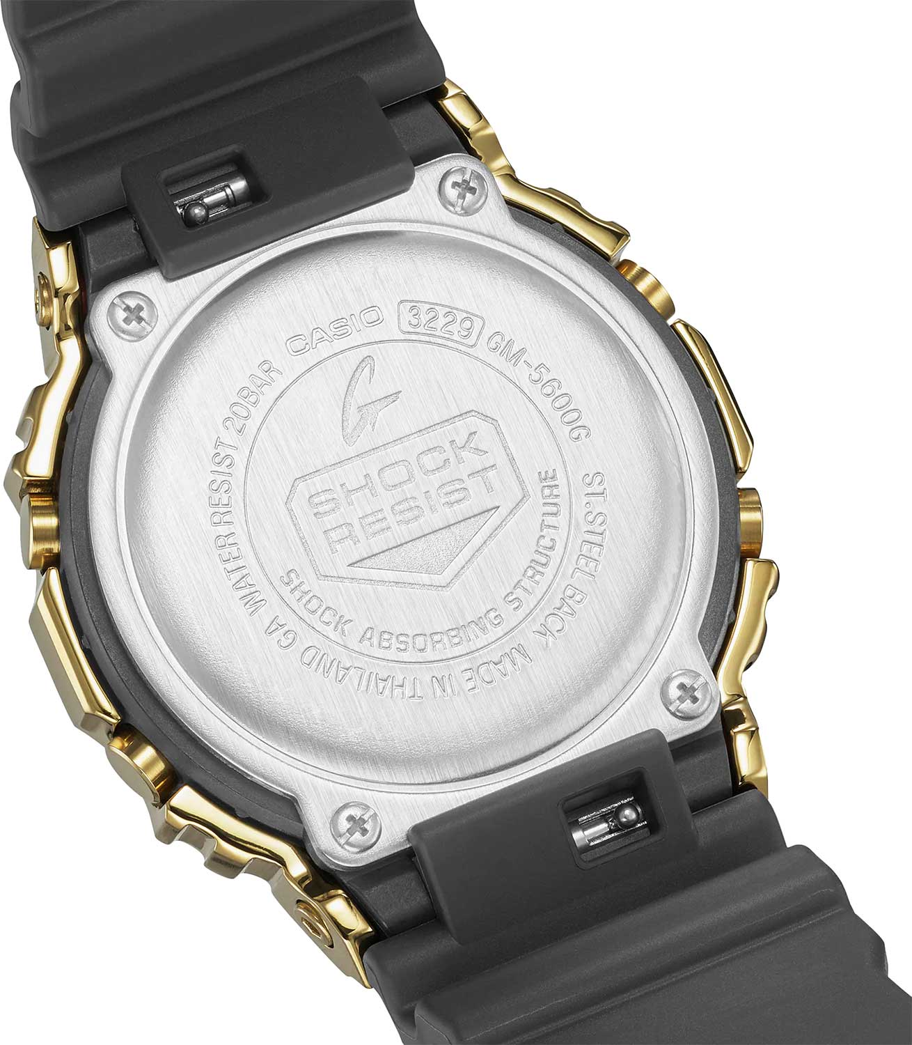 Японские наручные часы Casio G-SHOCK GM-5600G-9E с хронографом