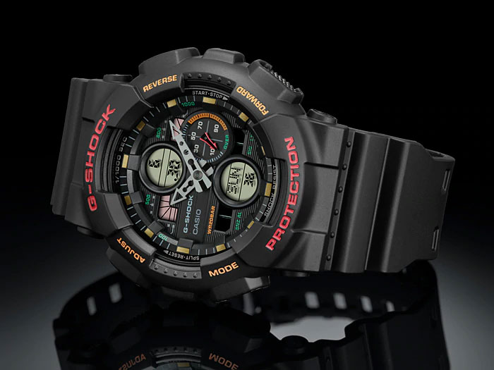 Японские наручные часы Casio G-SHOCK GA-140-1A4ER с хронографом
