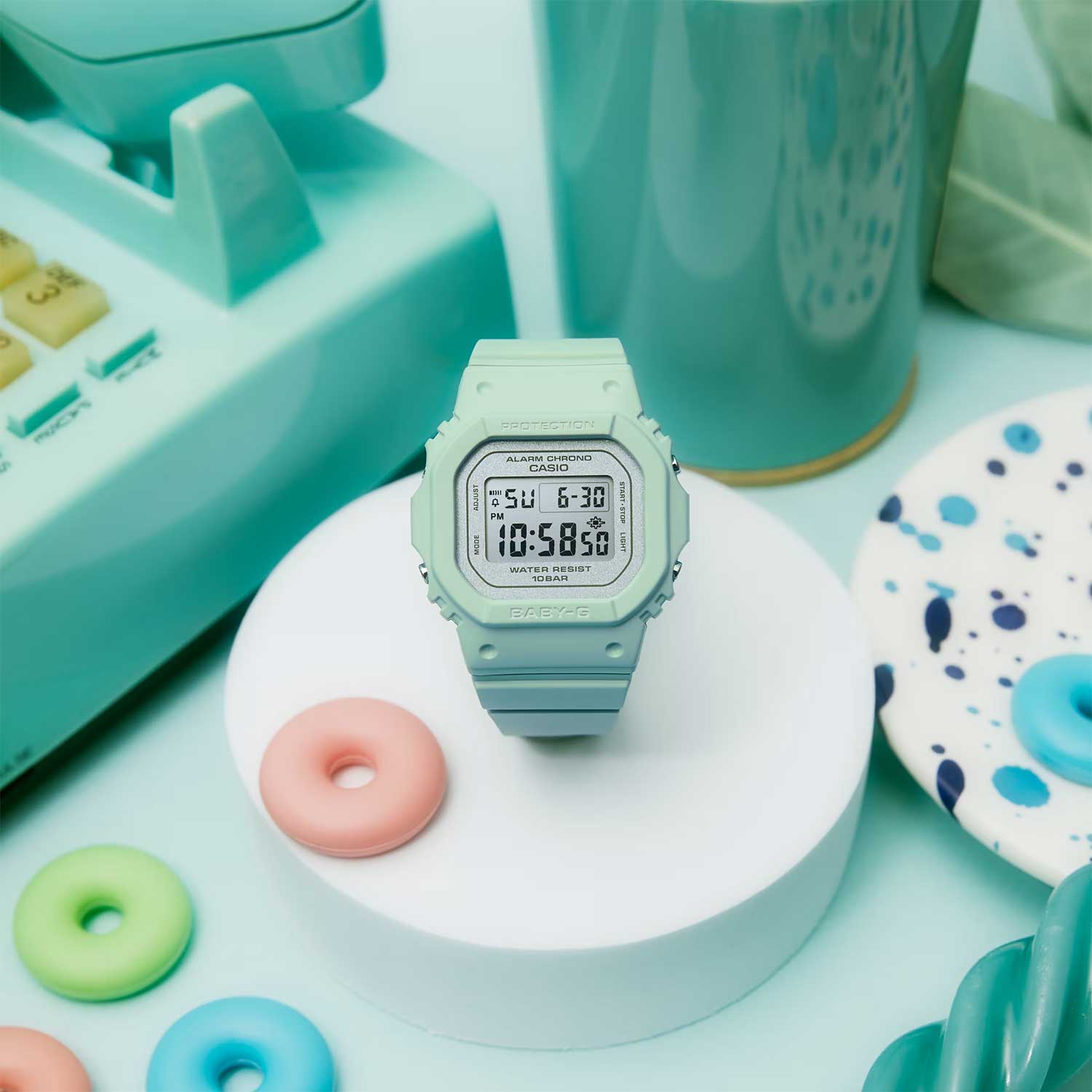 Японские наручные часы Casio Baby-G BGD-565SC-3 с хронографом