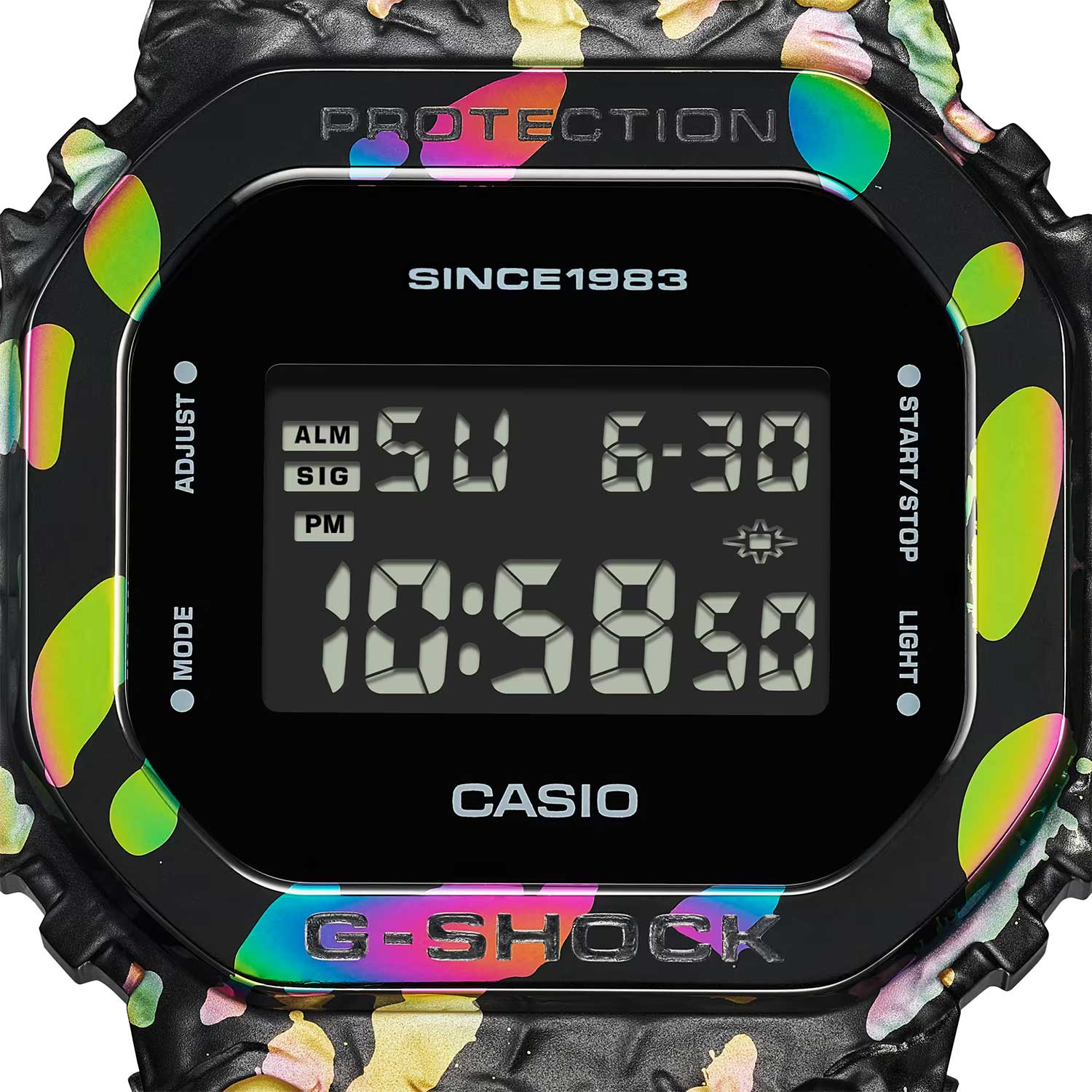 Японские наручные часы Casio G-SHOCK GM-5640GEM-1E с хронографом