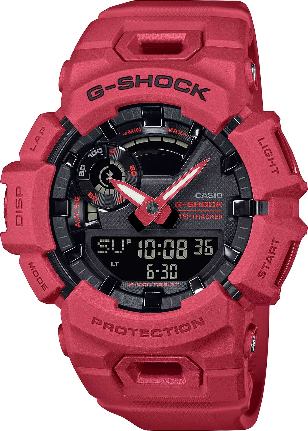 Японские спортивные наручные часы Casio G-SHOCK GBA-900RD-4A с хронографом