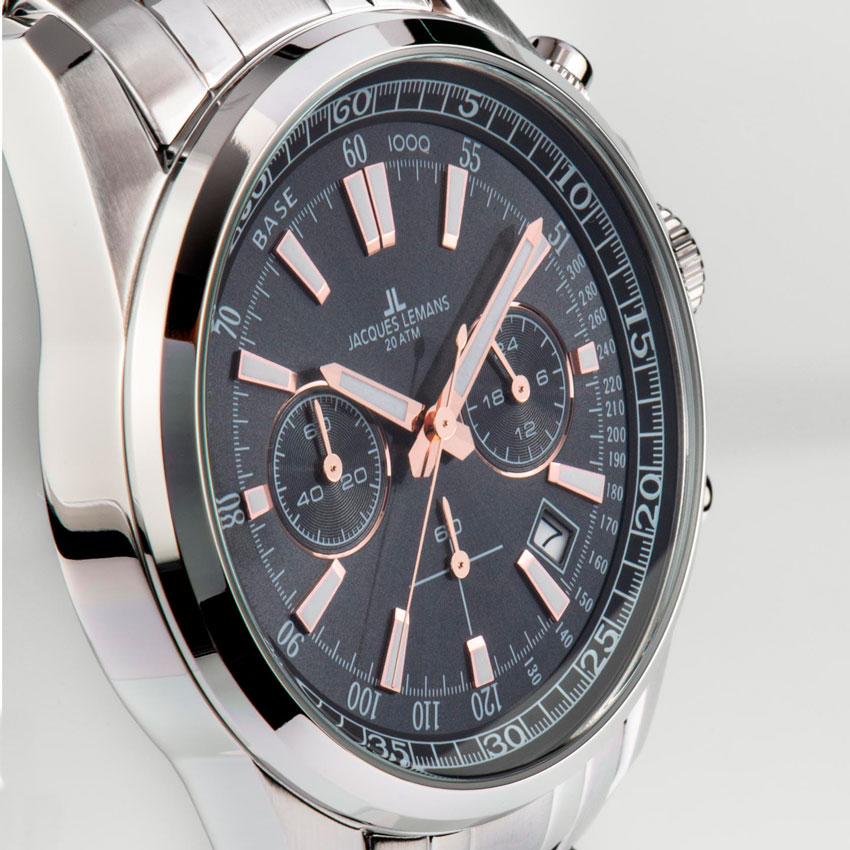 Наручные часы Jacques Lemans 1-2117ZE с хронографом