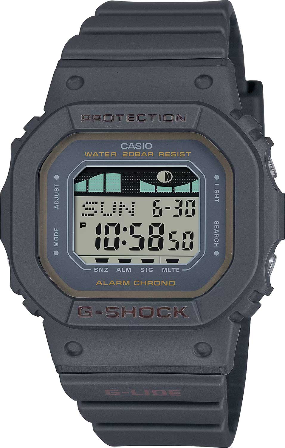 Японские наручные часы Casio G-SHOCK GLX-S5600-1E с хронографом