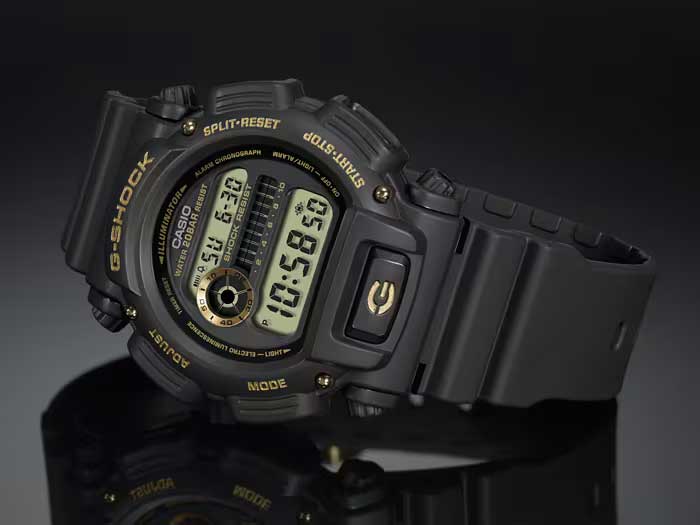 Японские наручные часы Casio G-SHOCK DW-9052GBX-1A9 с хронографом