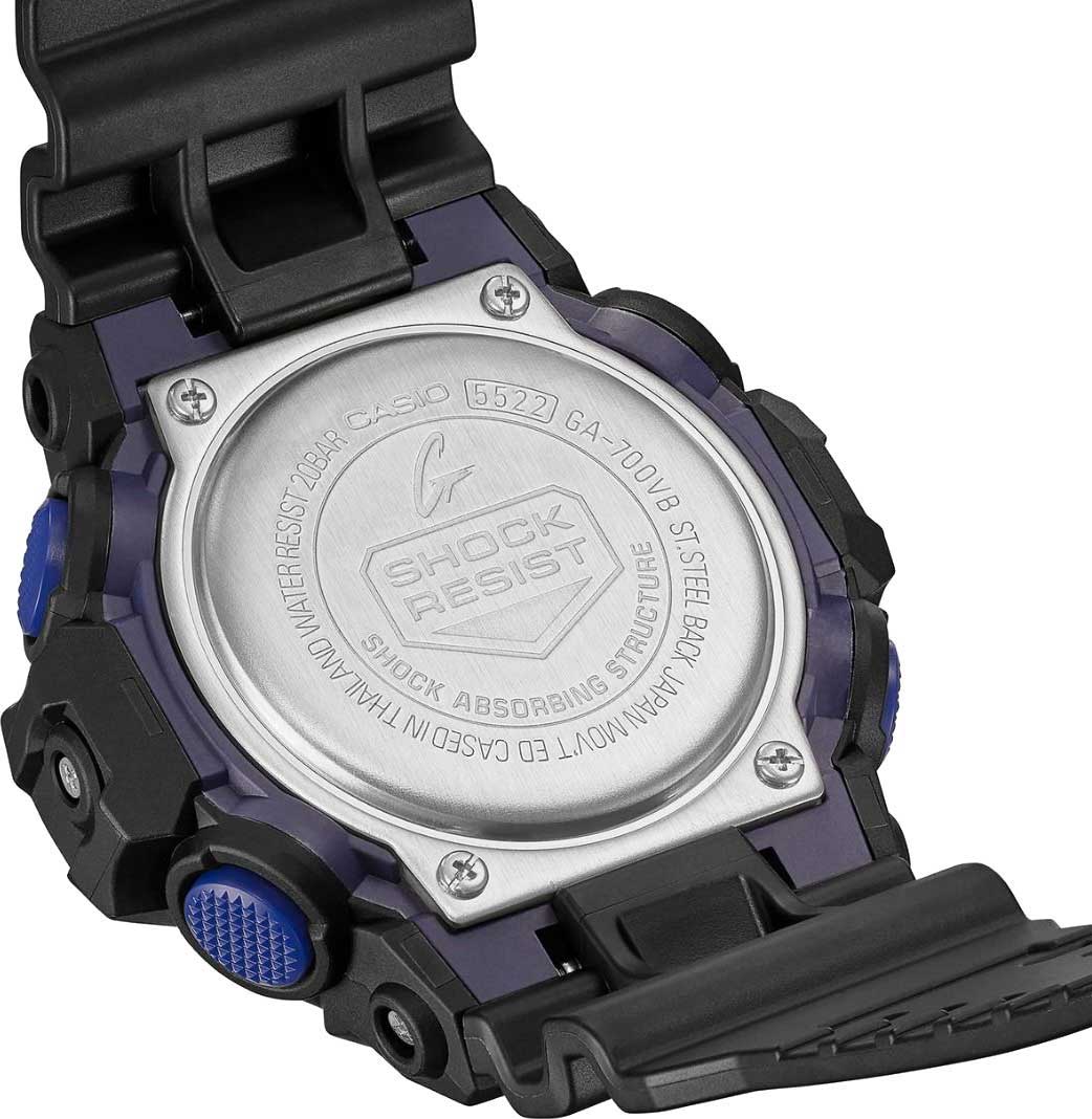 Японские наручные часы Casio G-SHOCK GA-700VB-1AER с хронографом