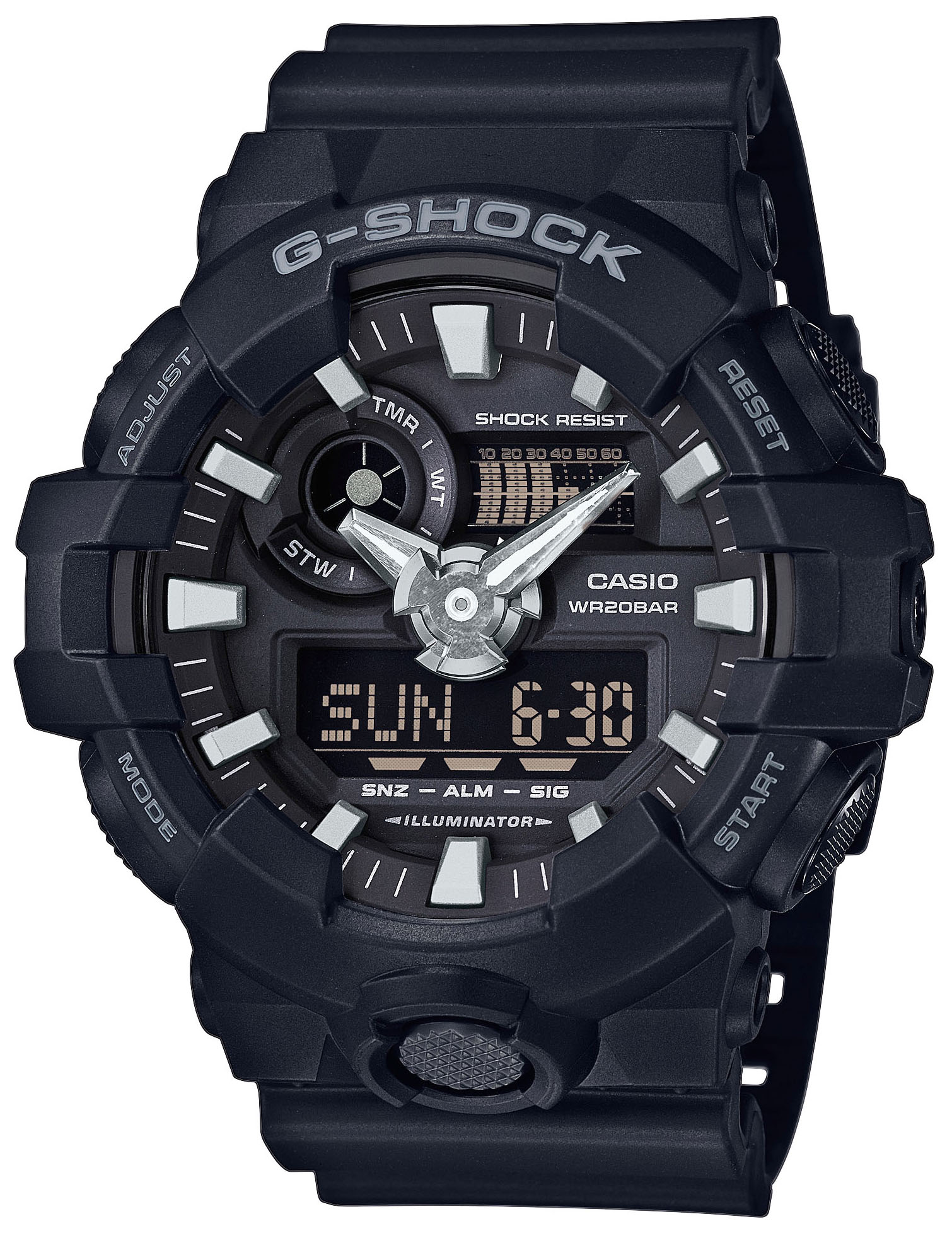 Японские наручные часы CASIO G-SHOCK GA-700-1B