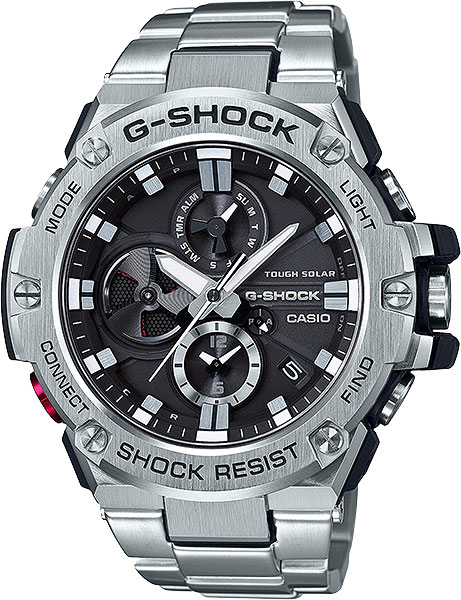 Японские наручные часы Casio G-SHOCK GST-B100D-1A с хронографом