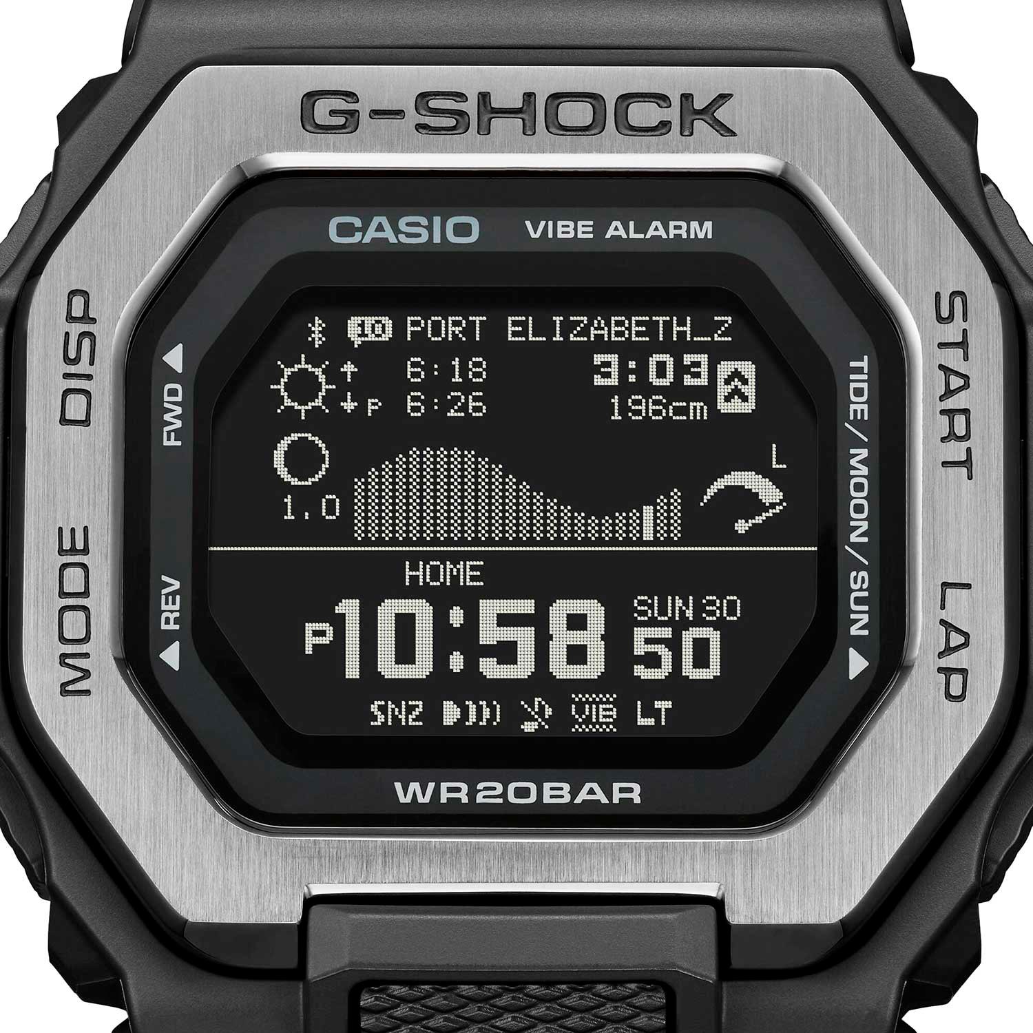 Японские спортивные наручные часы Casio G-SHOCK GBX-100TT-8E с хронографом