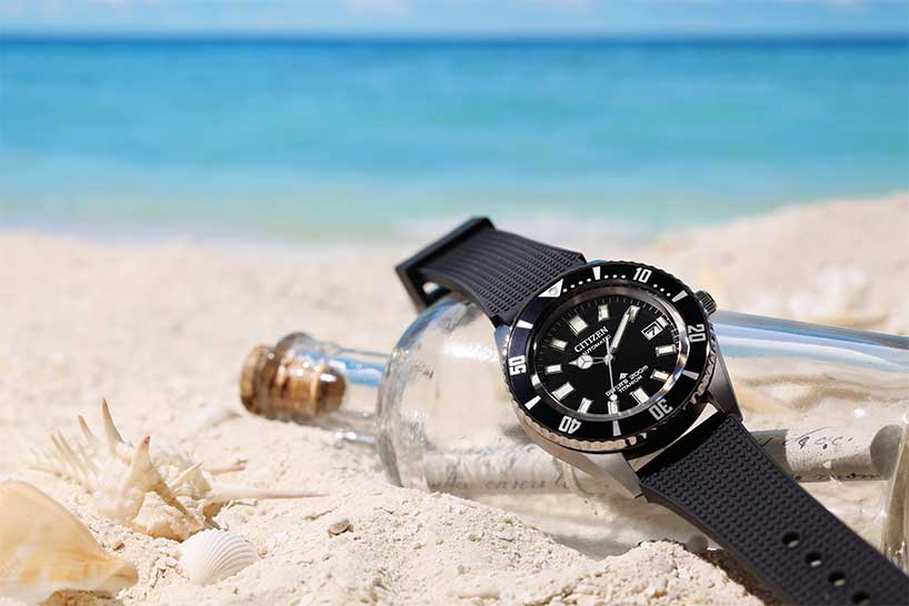 Японские механические титановые наручные часы Citizen NB6021-17E