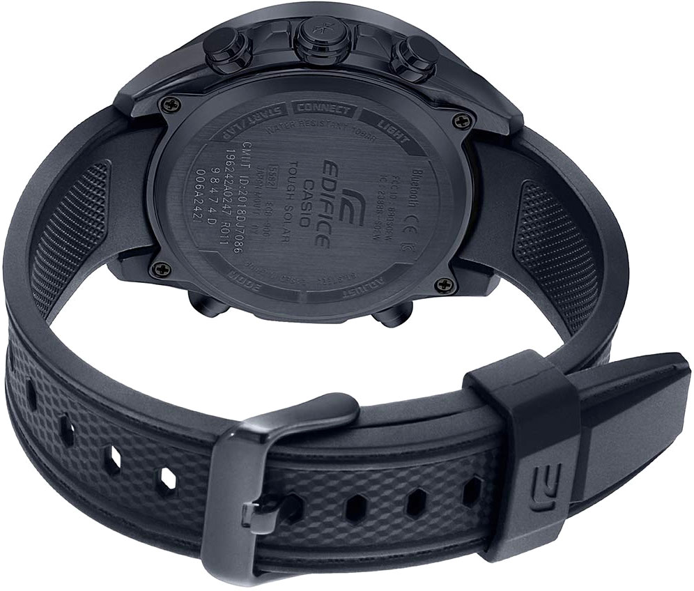 Японские наручные часы Casio Edifice ECB-900PB-1ADR с хронографом