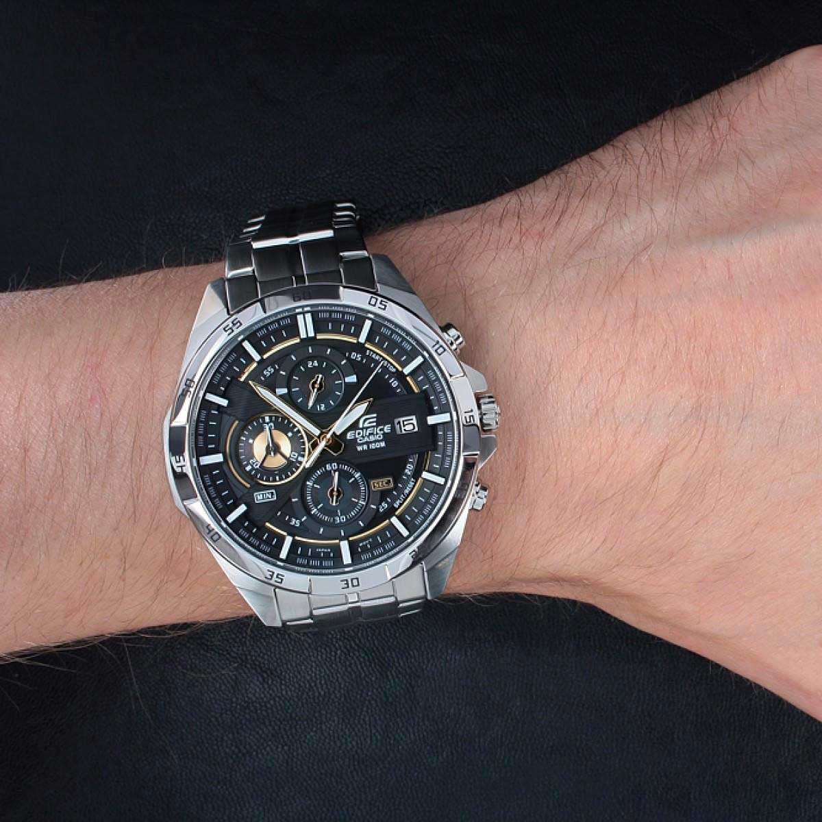 Японские наручные часы Casio Edifice EFR-556D-1A с хронографом