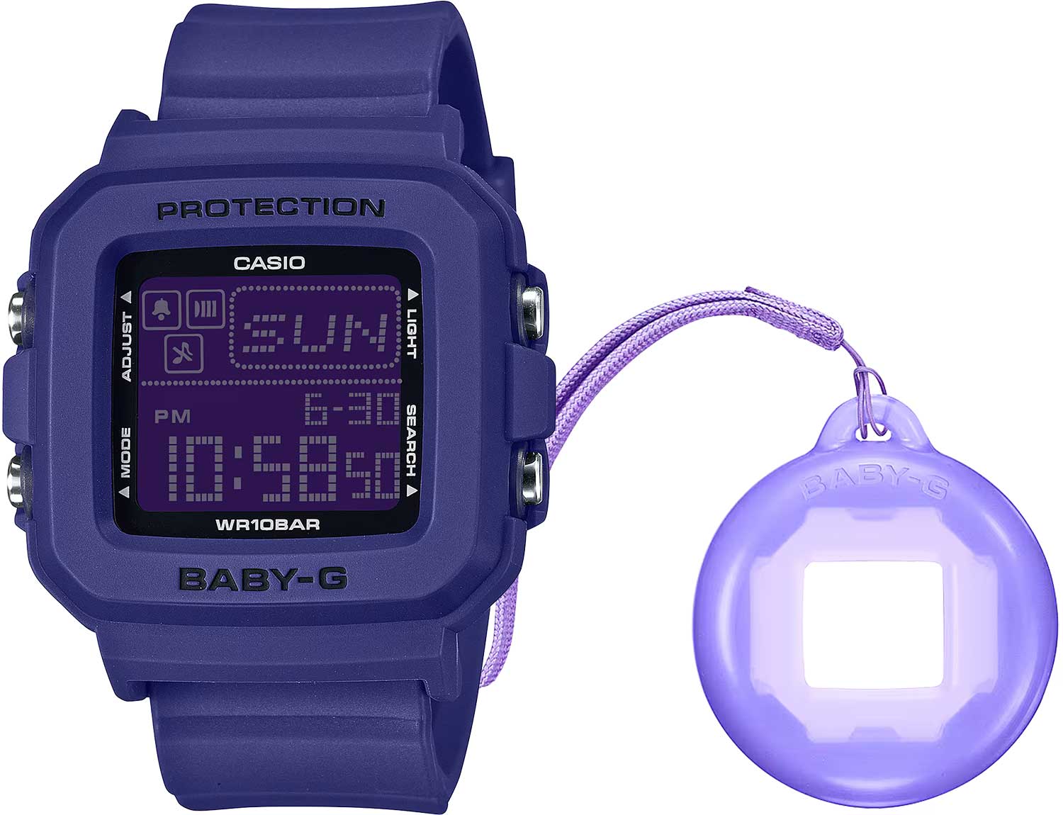 Японские наручные часы Casio Baby-G BGD-10K-2 с хронографом