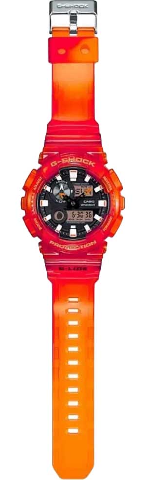 Японские наручные часы Casio G-SHOCK GAX-100MSA-4A с хронографом