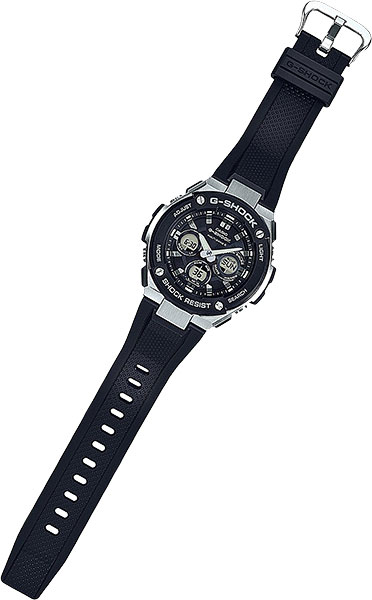 Японские наручные часы Casio G-SHOCK GST-W300-1A с хронографом