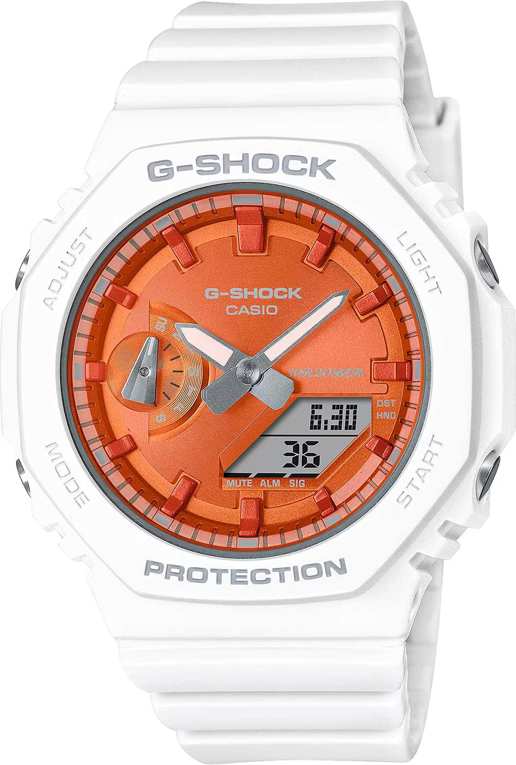 Японские наручные часы Casio G-SHOCK GMA-S2100WS-7A с хронографом