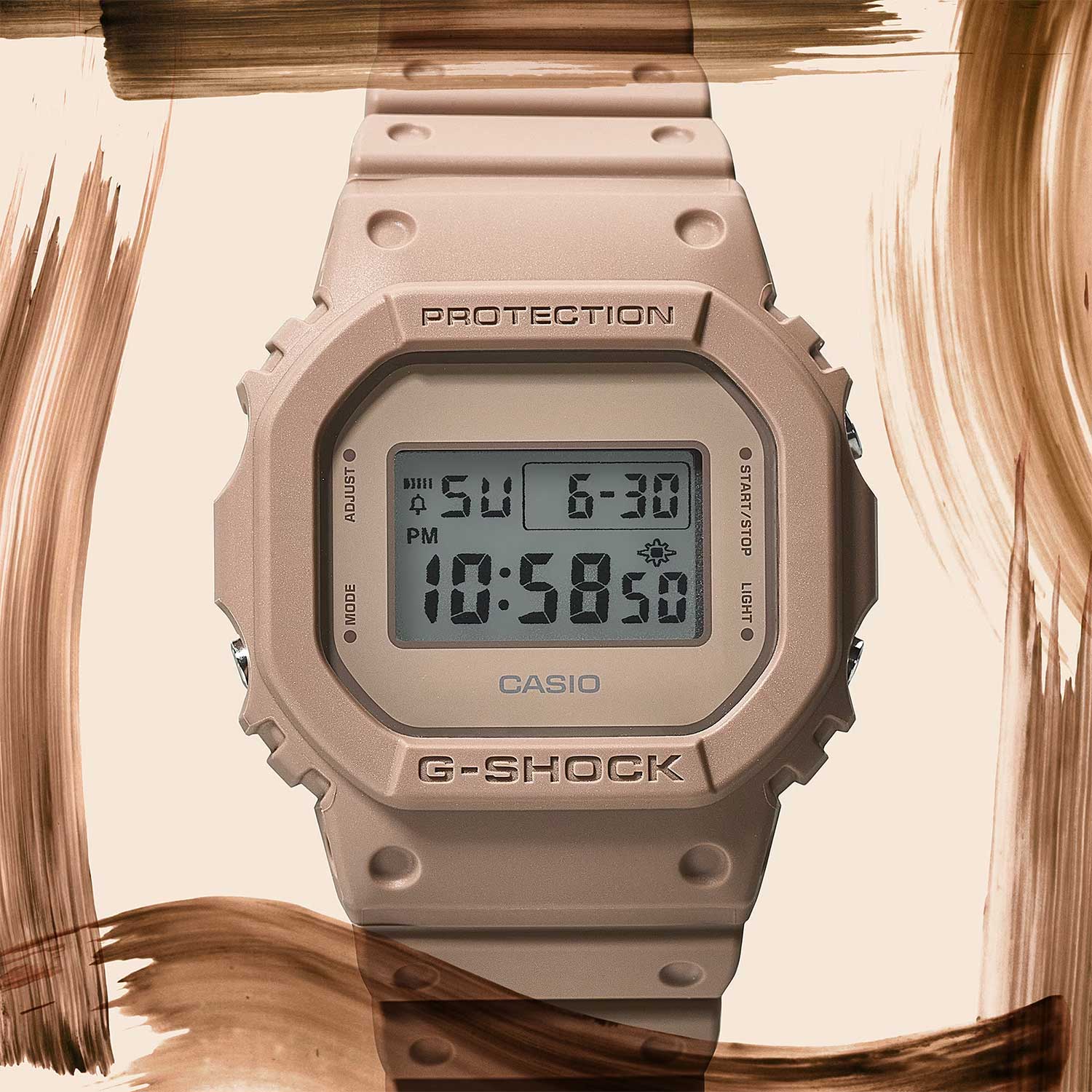 Японские наручные часы Casio G-SHOCK DW-5600NC-5 с хронографом