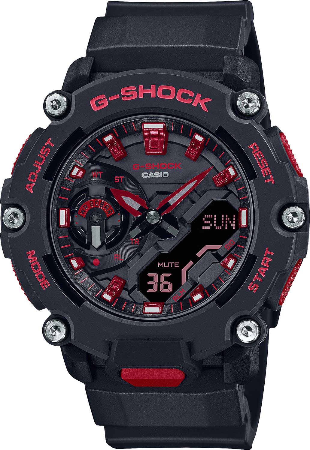 Японские наручные часы Casio G-SHOCK GA-2200BNR-1A с хронографом
