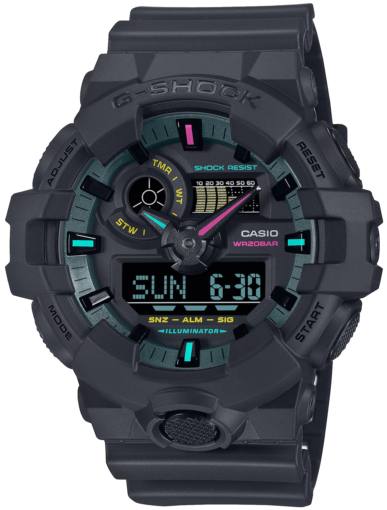 Японские наручные часы CASIO G-SHOCK GA-700MF-1A