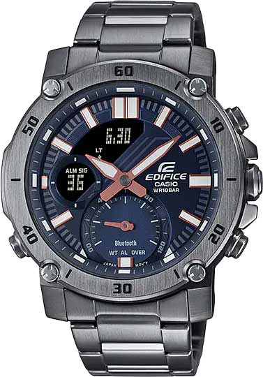 Японские наручные часы Casio Edifice ECB-20DC-1A с хронографом