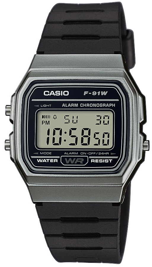 Японские наручные часы CASIO CASIO COLLECTION F-91WM-1B