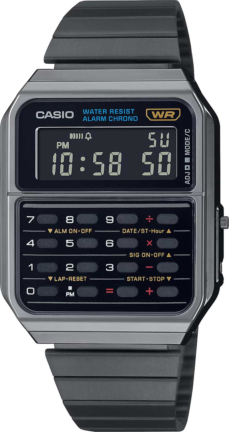 Японские наручные часы Casio Vintage CA-500WEGG-1B с хронографом