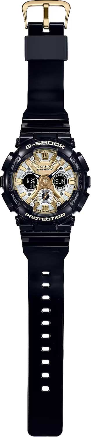 Японские наручные часы Casio G-SHOCK GMA-S120GB-1A с хронографом