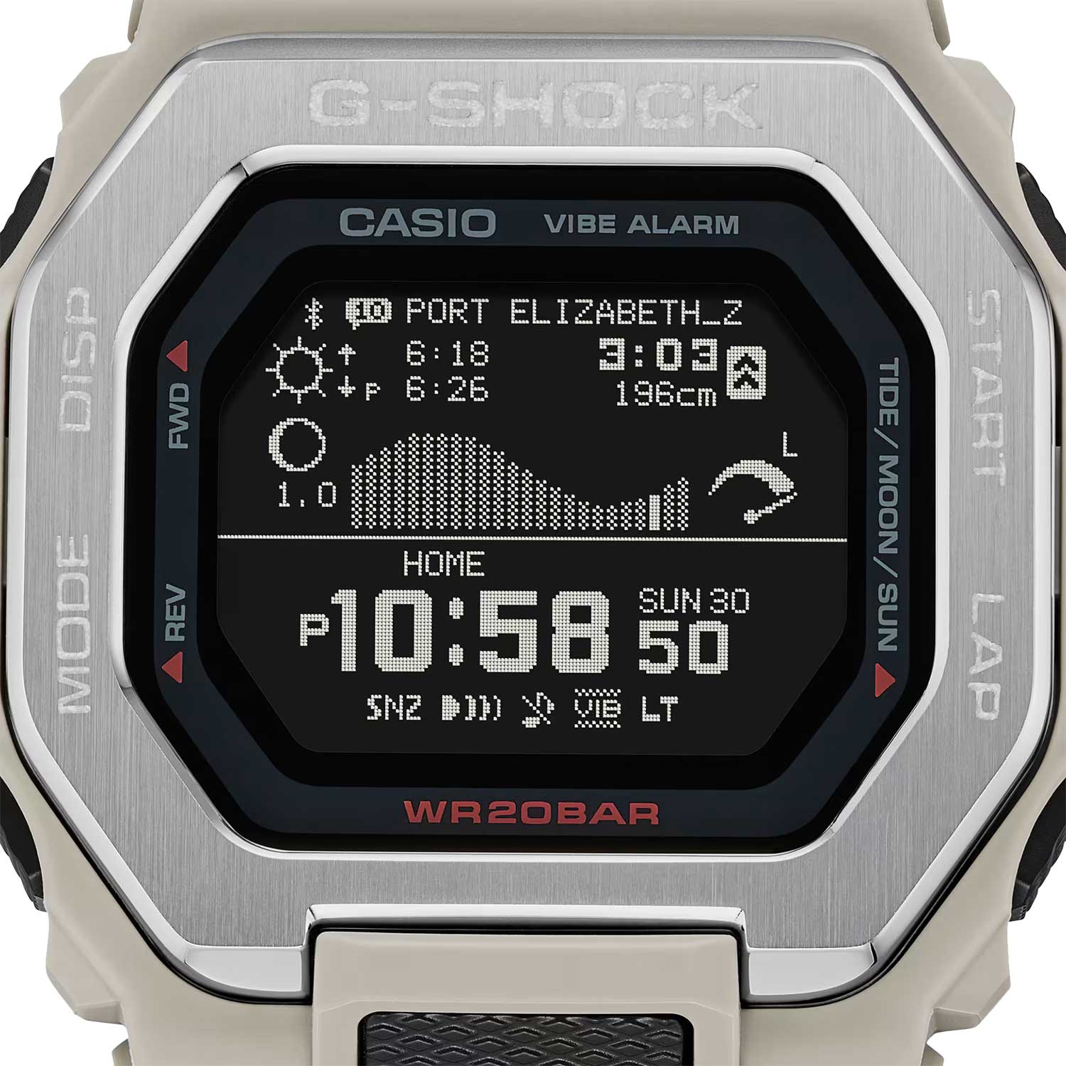 Японские спортивные наручные часы Casio G-SHOCK GBX-100-8 с хронографом