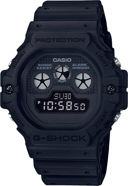 Японские наручные часы Casio G-SHOCK DW-5900BB-1E с хронографом