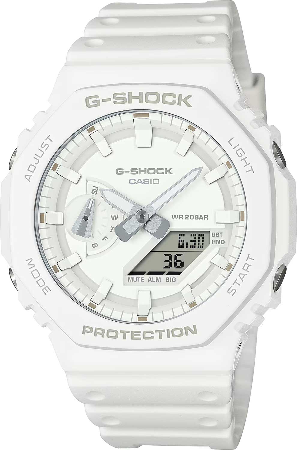 Японские наручные часы Casio G-SHOCK GA-2100-7A7 с хронографом