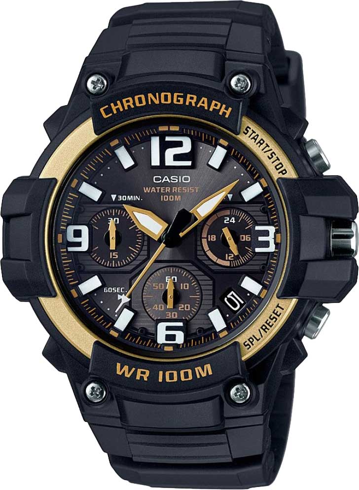 Японские наручные часы Casio Collection MCW-100H-9A2 с хронографом