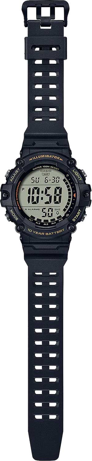 Японские наручные часы Casio Illuminator AE-1500WHX-1A с хронографом