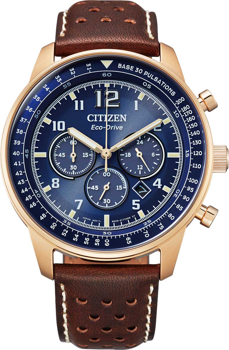 Японские наручные часы Citizen CA4503-18L с хронографом