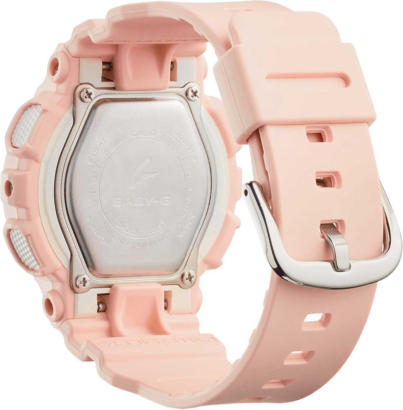 Японские наручные часы Casio Baby-G BA-130-4AER с хронографом