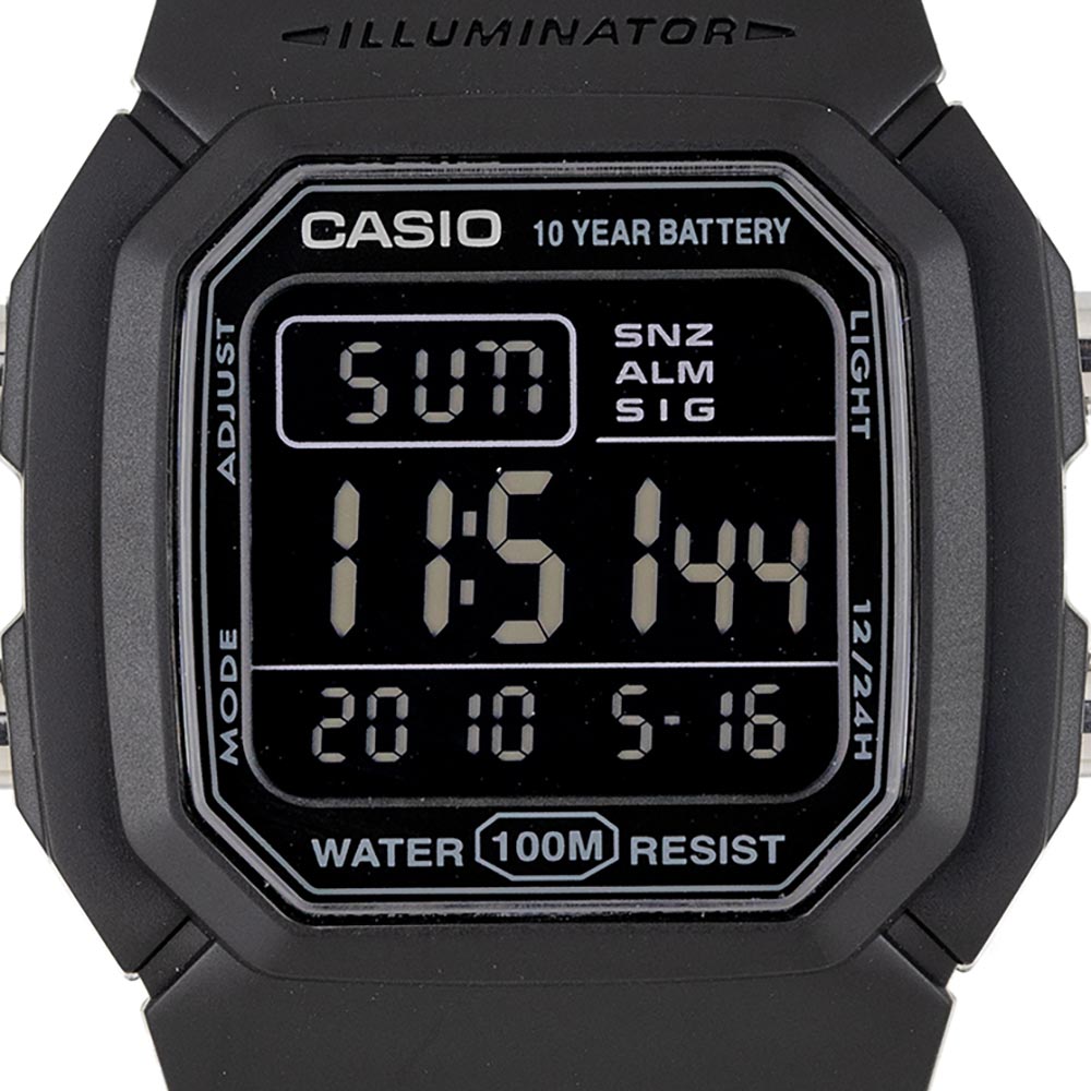 Японские наручные часы Casio Collection W-800H-1BVES с хронографом