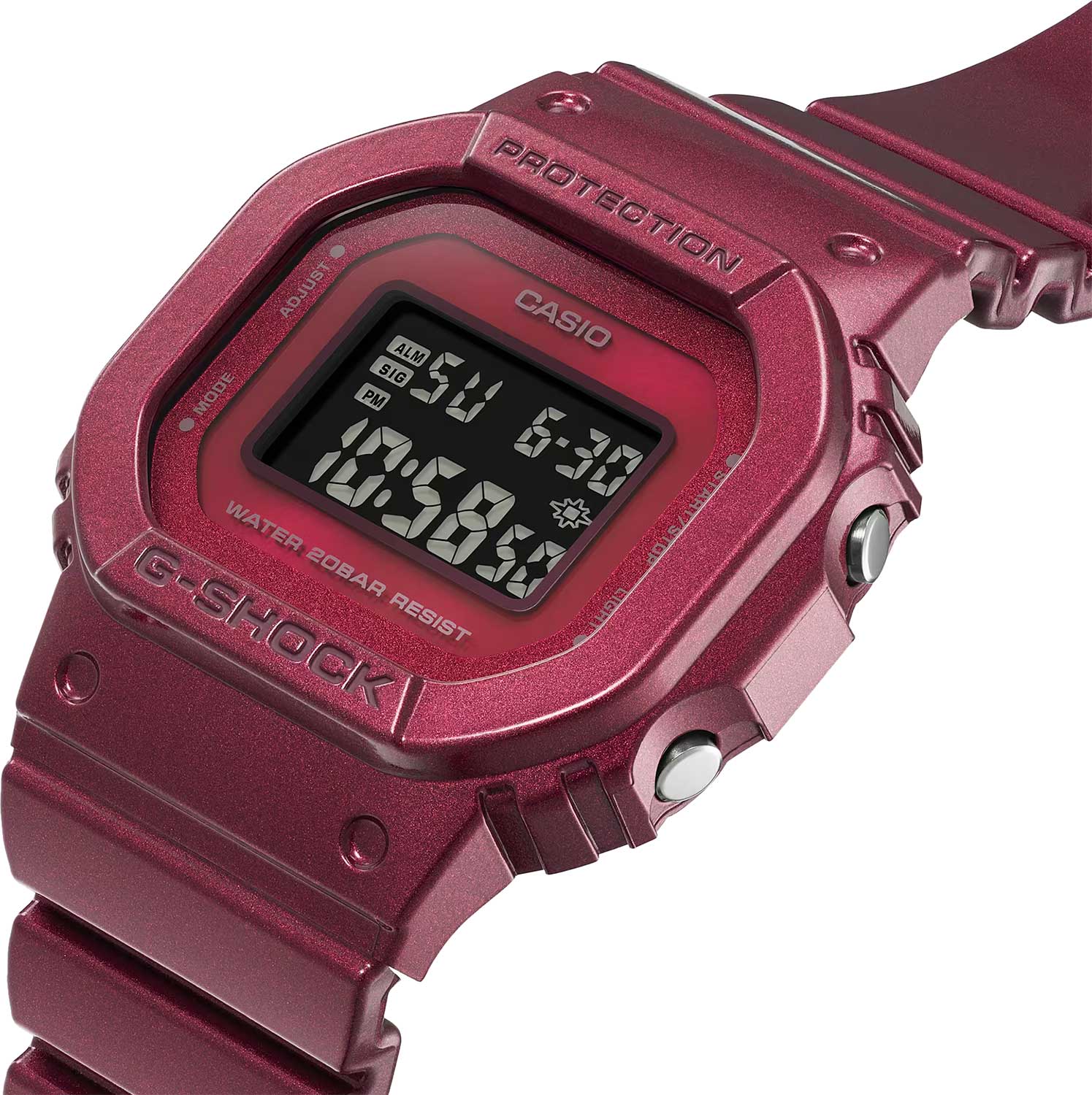 Японские наручные часы Casio G-SHOCK GMD-S5600RB-4 с хронографом