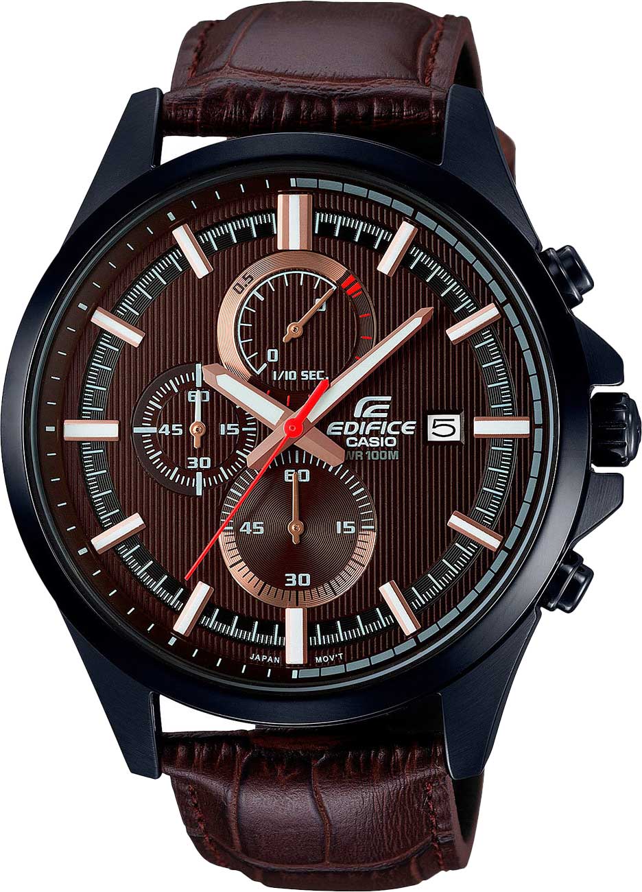 Японские наручные часы Casio Edifice EFV-520BL-5A с хронографом