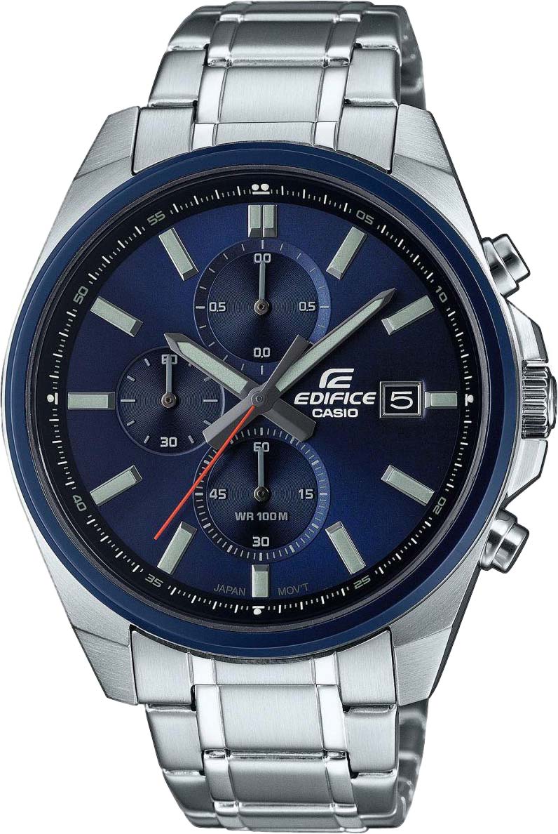 Японские наручные часы Casio Edifice EFV-610DB-2AVUEF с хронографом