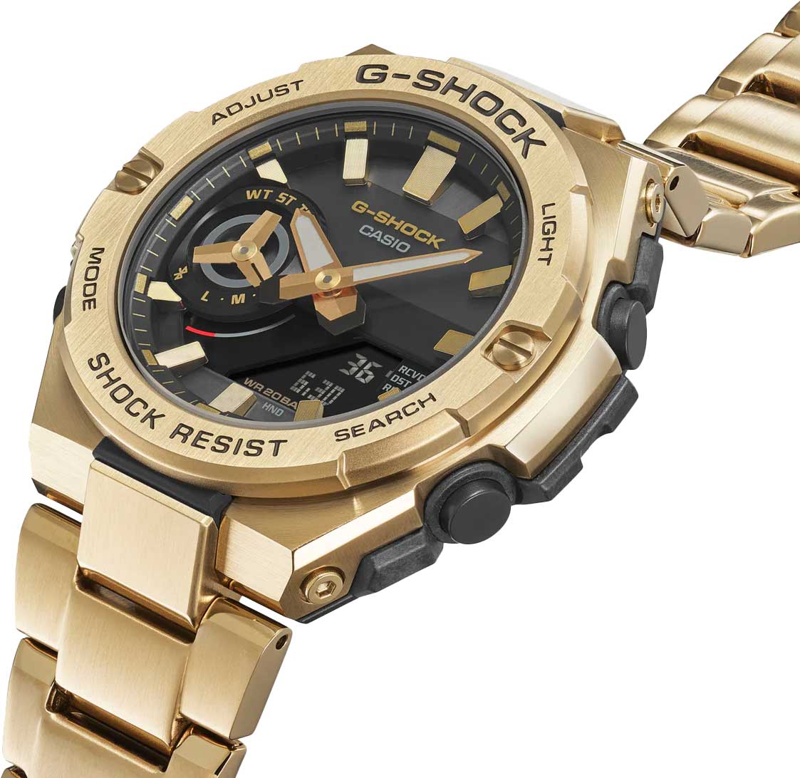 Японские наручные часы Casio G-SHOCK GST-B500GD-9A с хронографом