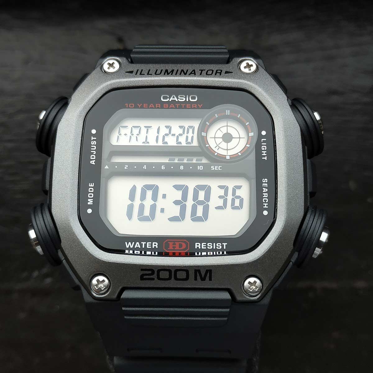 Японские наручные часы Casio Collection DW-291H-1AVEF с хронографом