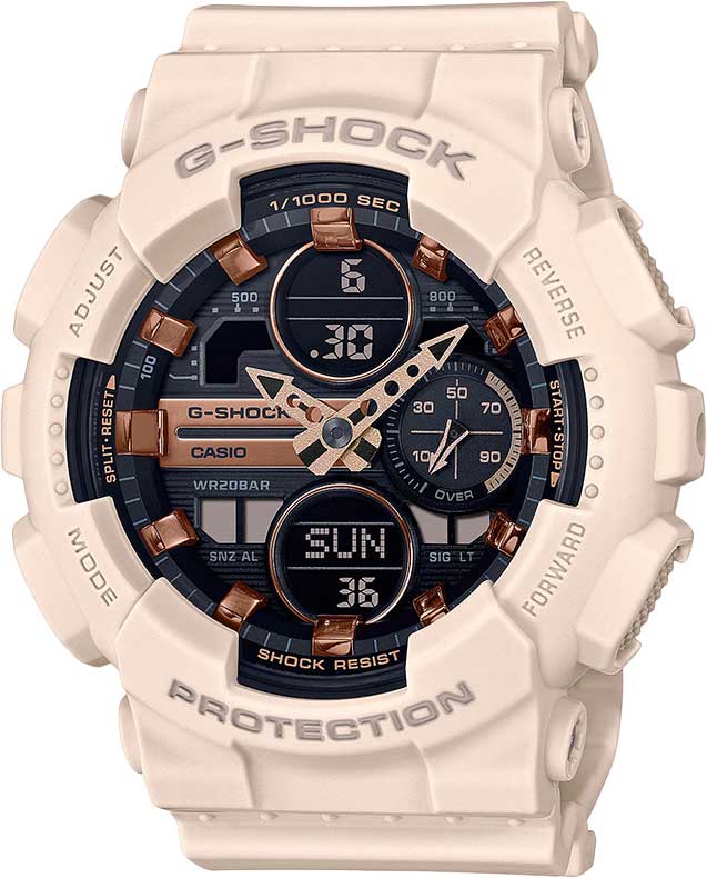 Японские наручные часы Casio G-SHOCK GMA-S140M-4AER с хронографом