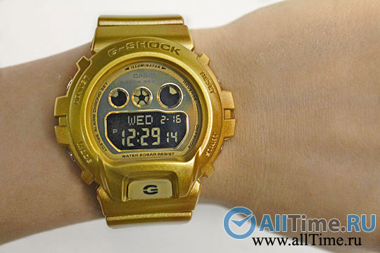 Японские наручные часы Casio G-SHOCK GMD-S6900SM-9E с хронографом