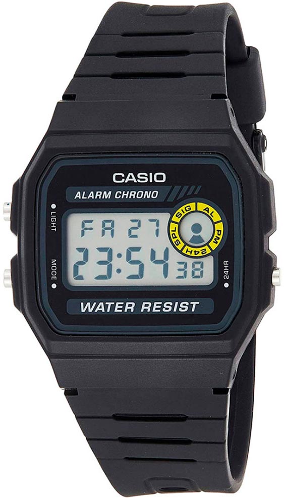 Японские наручные часы Casio Collection F-94WA-8D с хронографом