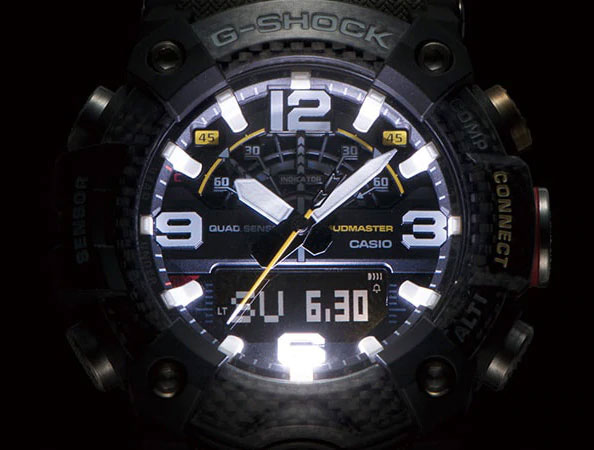 Японские спортивные наручные часы Casio G-SHOCK GG-B100-1A3ER с хронографом