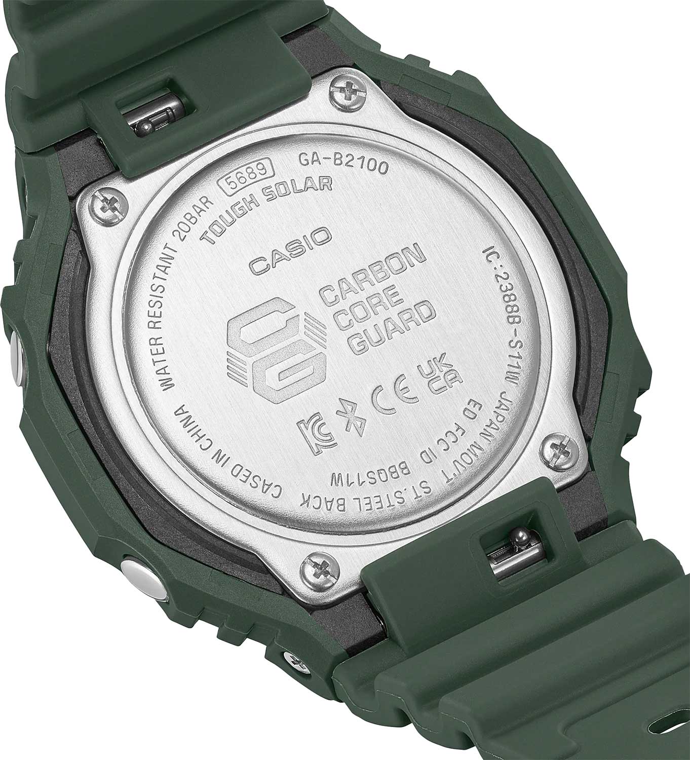 Японские наручные часы Casio G-SHOCK GA-B2100-3AER с хронографом