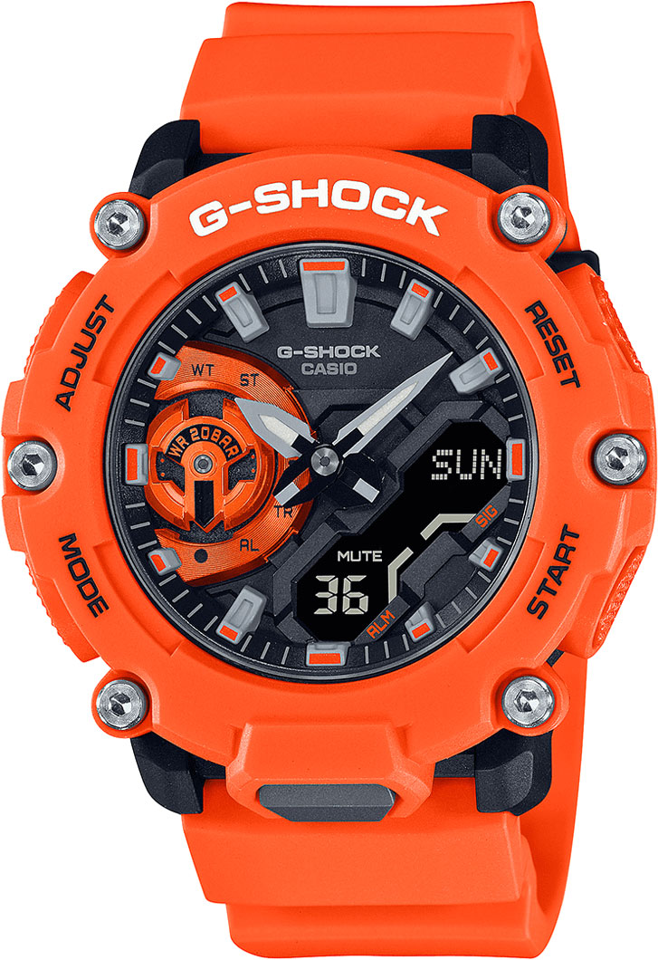 Японские наручные часы Casio G-SHOCK GA-2200M-4AER с хронографом