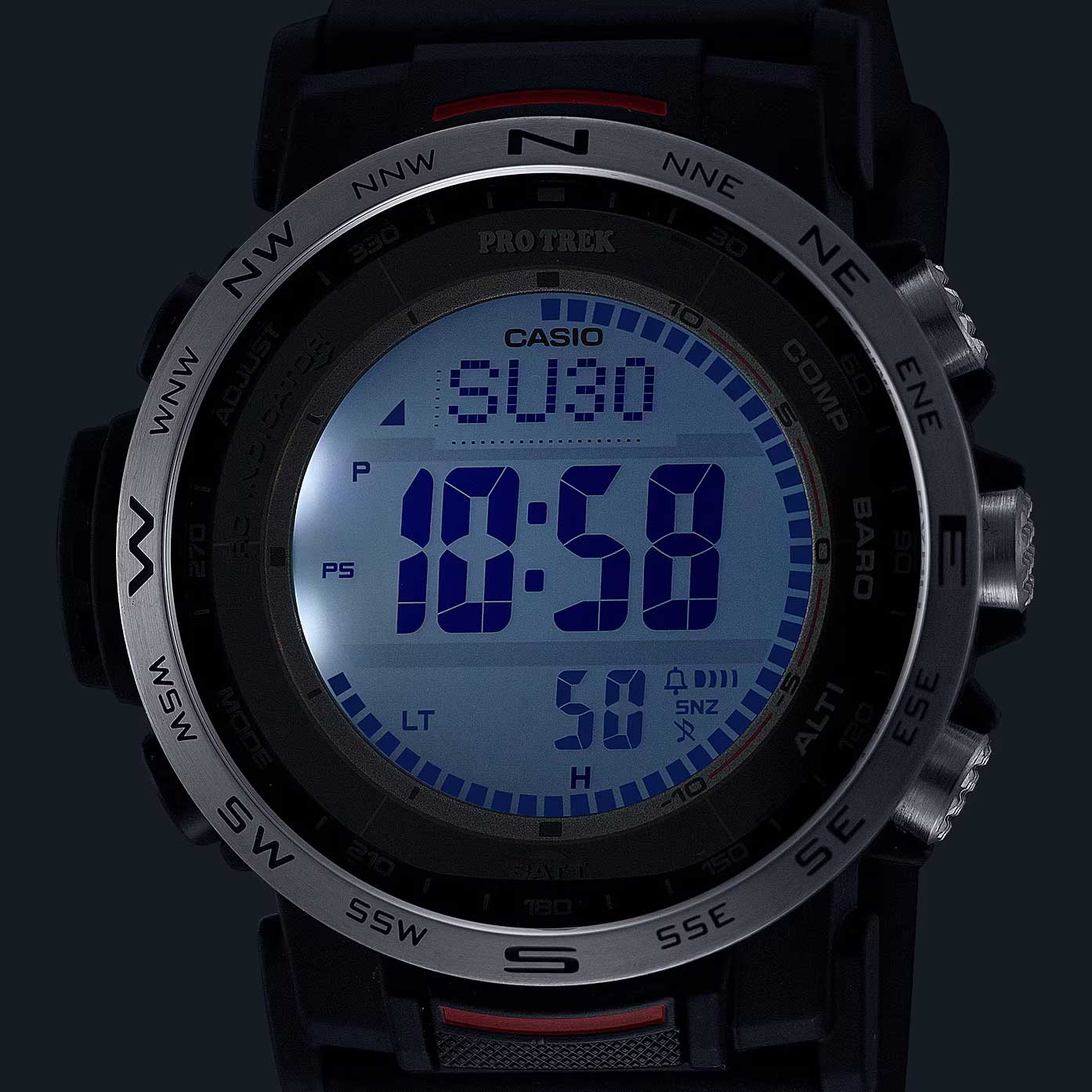 Японские наручные часы Casio Pro Trek PRW-35-1A с хронографом